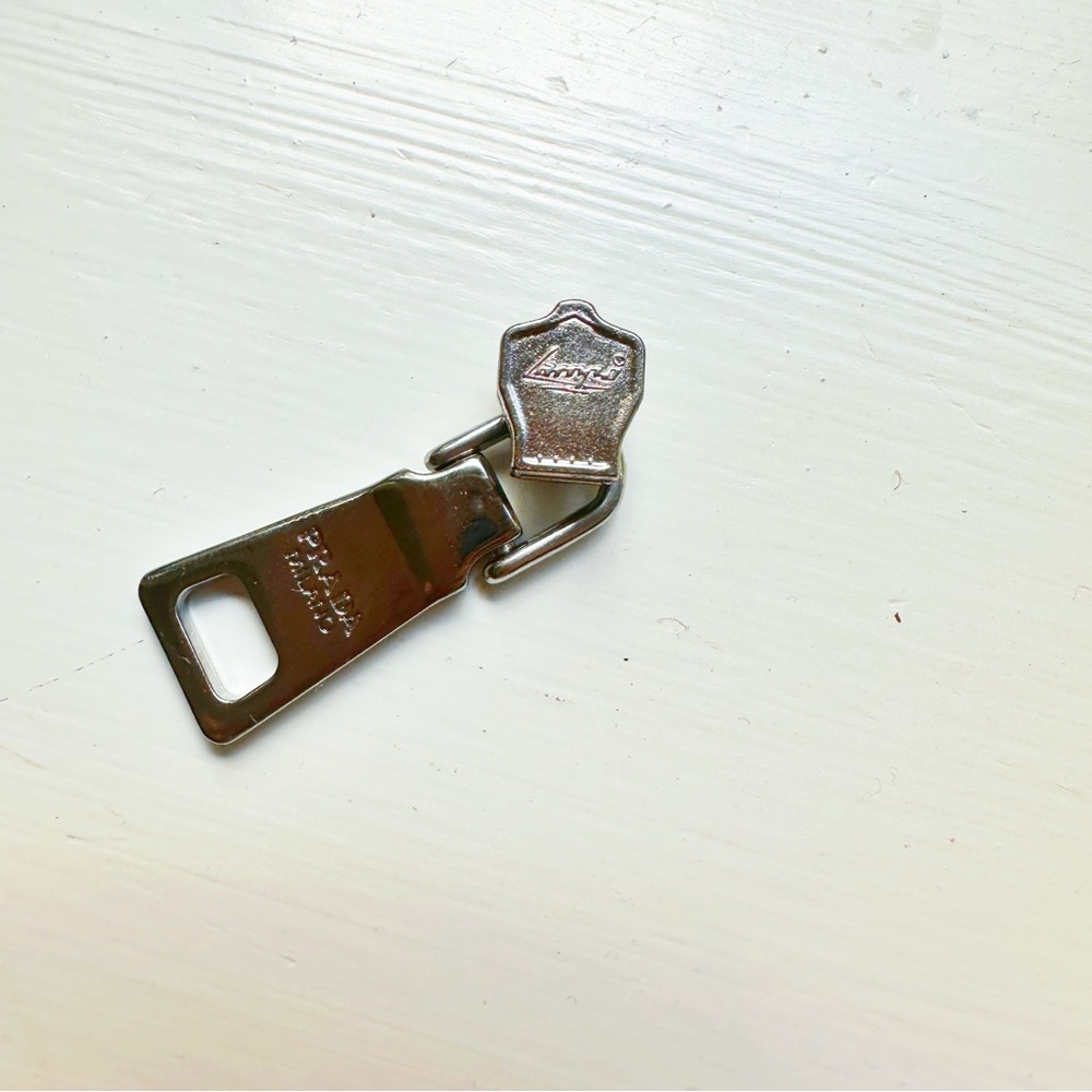 Prada zipper pull